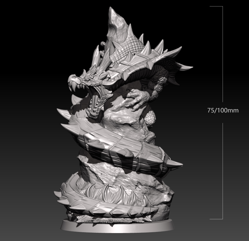 Model Kit Dragon - Zestawy modeli z żywicy 75 mm,