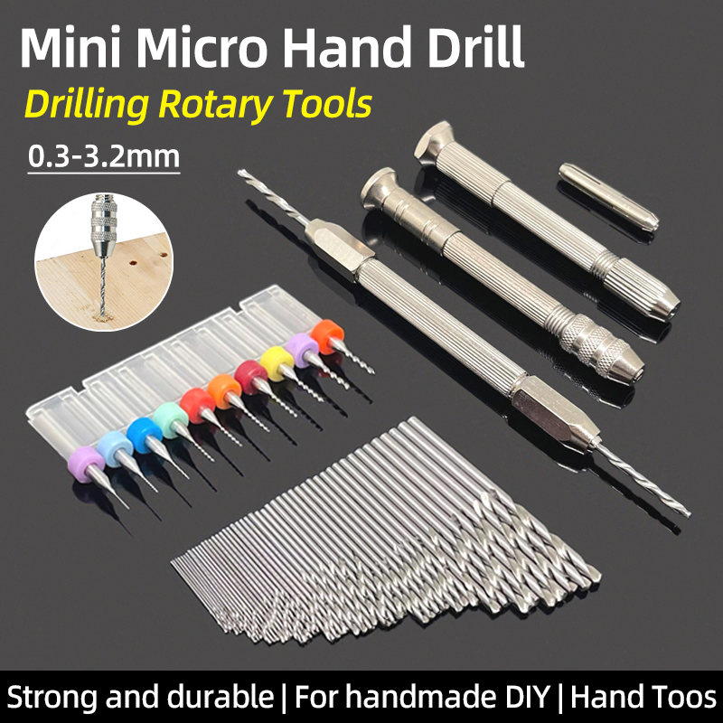 Pin Vice Micro - Mini Mikro 0.3-3.2mm Podwójne Imadło Szpilkowe