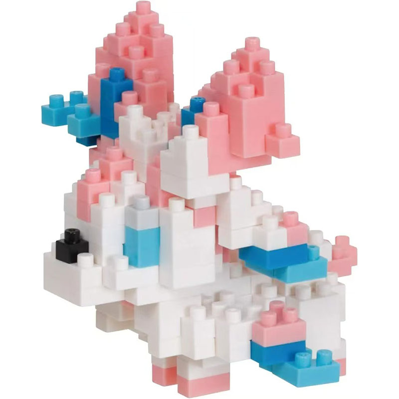 Model Kit Pokemon - Oryginalne Nanoblocki Pokemon Eevee w Tajemniczym
