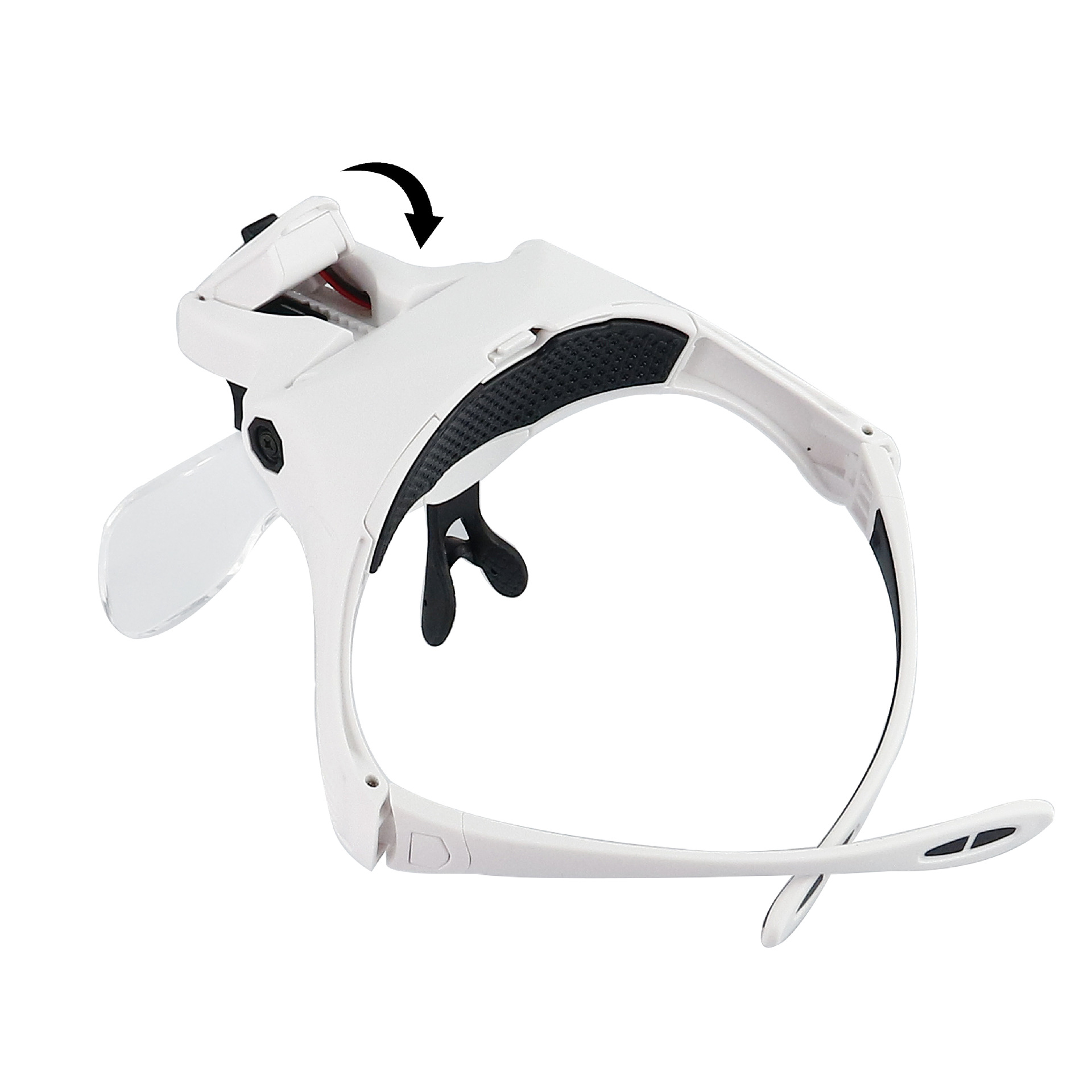 Magnifier With Light - Okulary powiększające 1.0/1.5/2.0/2.5/3.5X Opaska na głowę