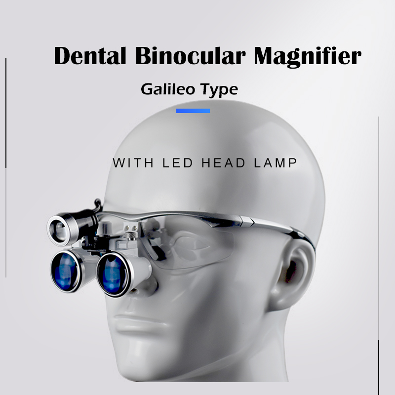 Magnifier With Light - Lupa dentystyczna Lampa laboratoryjna Stomatologia medyczna