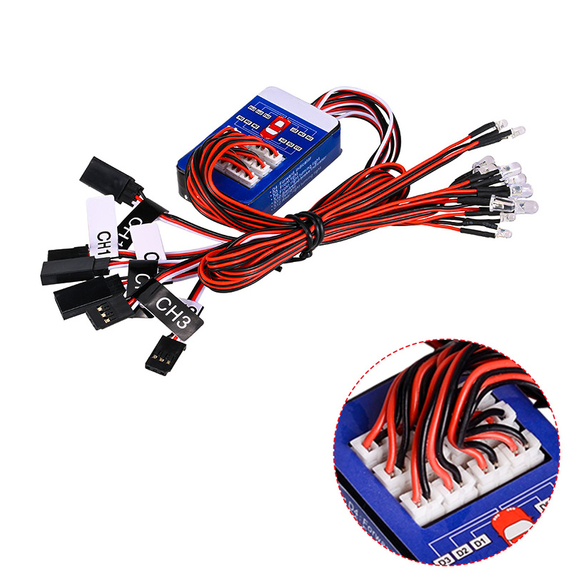 Model Kit Led - Zestaw oświetlenia RC 12 LED, inteligentne