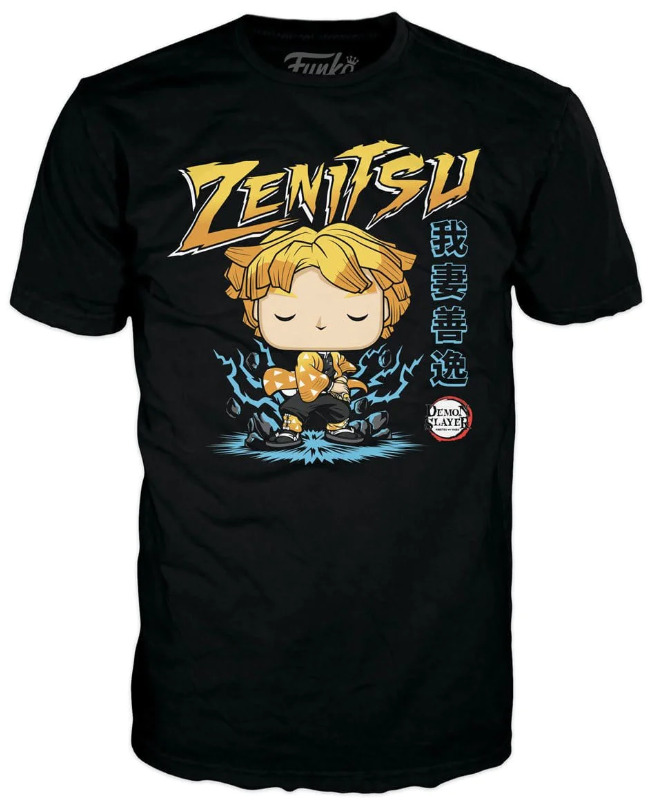 Model Kit Zza - Zenitsu Demon Slayer Funko Pop!Koszulka (dostępna