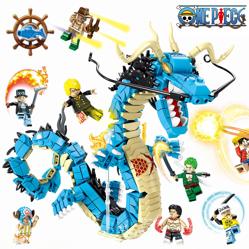 Model Kit Dragon - Klocki One Piece Blind Box Luffy