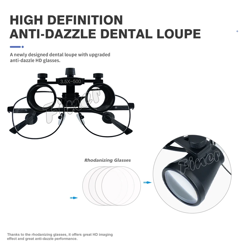 Lupa stomatologiczna Finer 3.5 – Magnifier With Light recenzja i cena