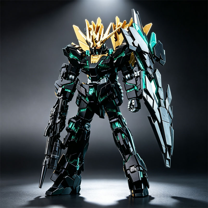 HG 1/144 RX-0 Unicorn Banshee  – Model Kit Barbatos recenzja i cena