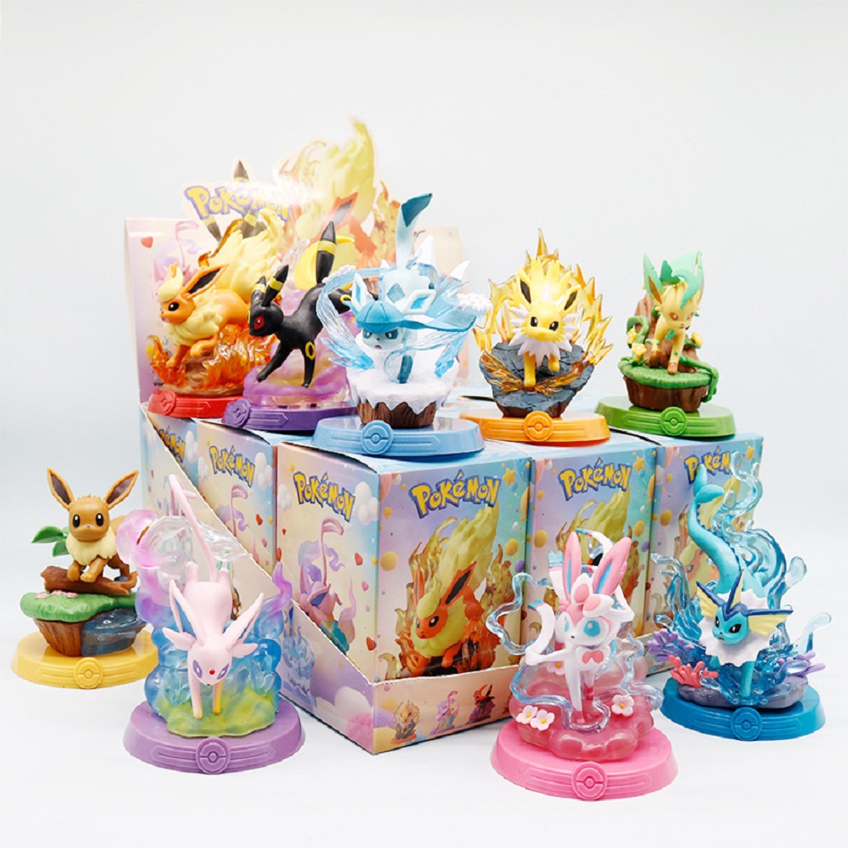 8 figurek Pokémon, figurki akc – Model Kit Pokemon recenzja i cena