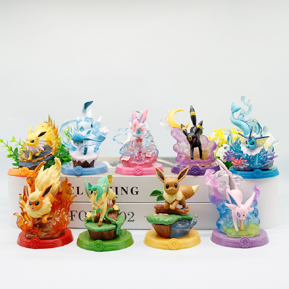 8 figurek Pokémon, figurki akc – Model Kit Pokemon recenzja i cena