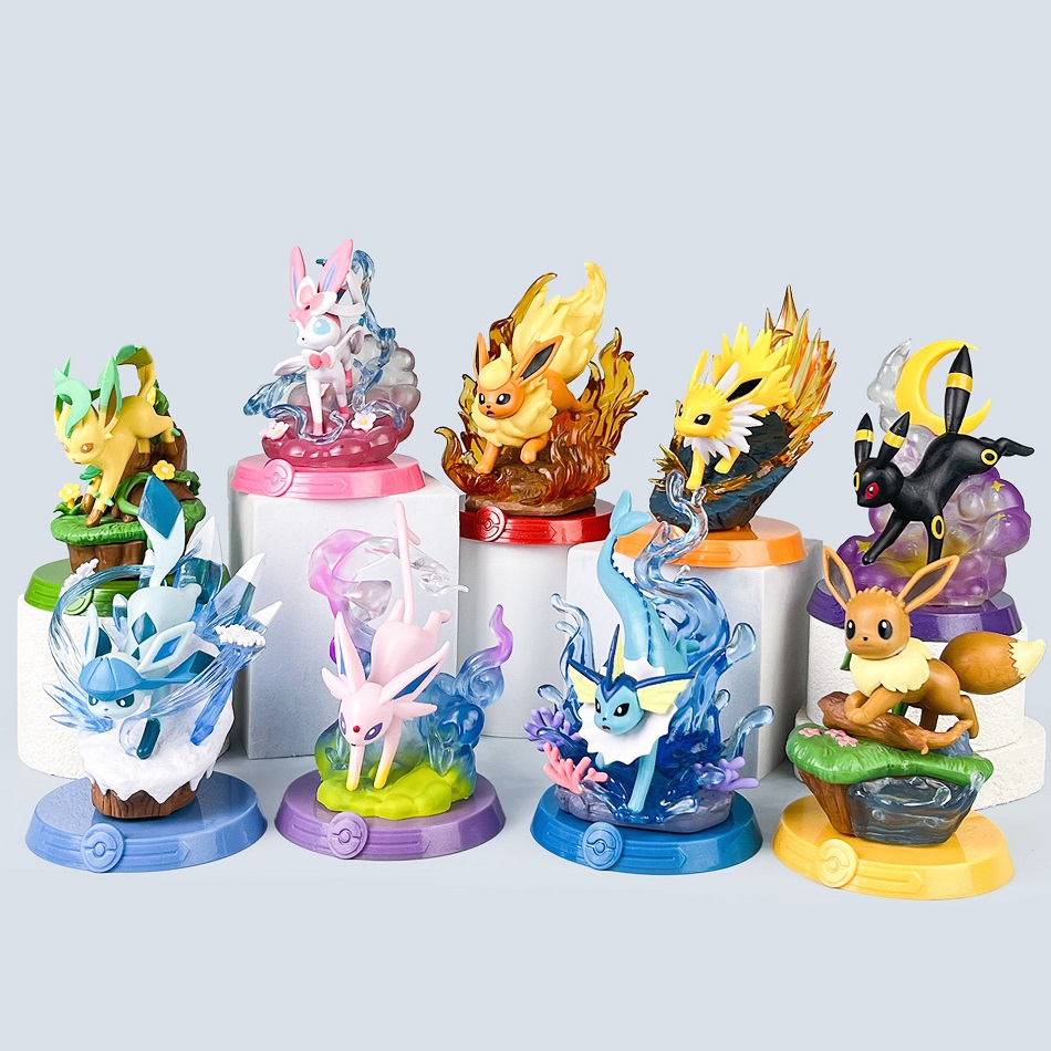 8 figurek Pokémon, figurki akc – Model Kit Pokemon recenzja i cena