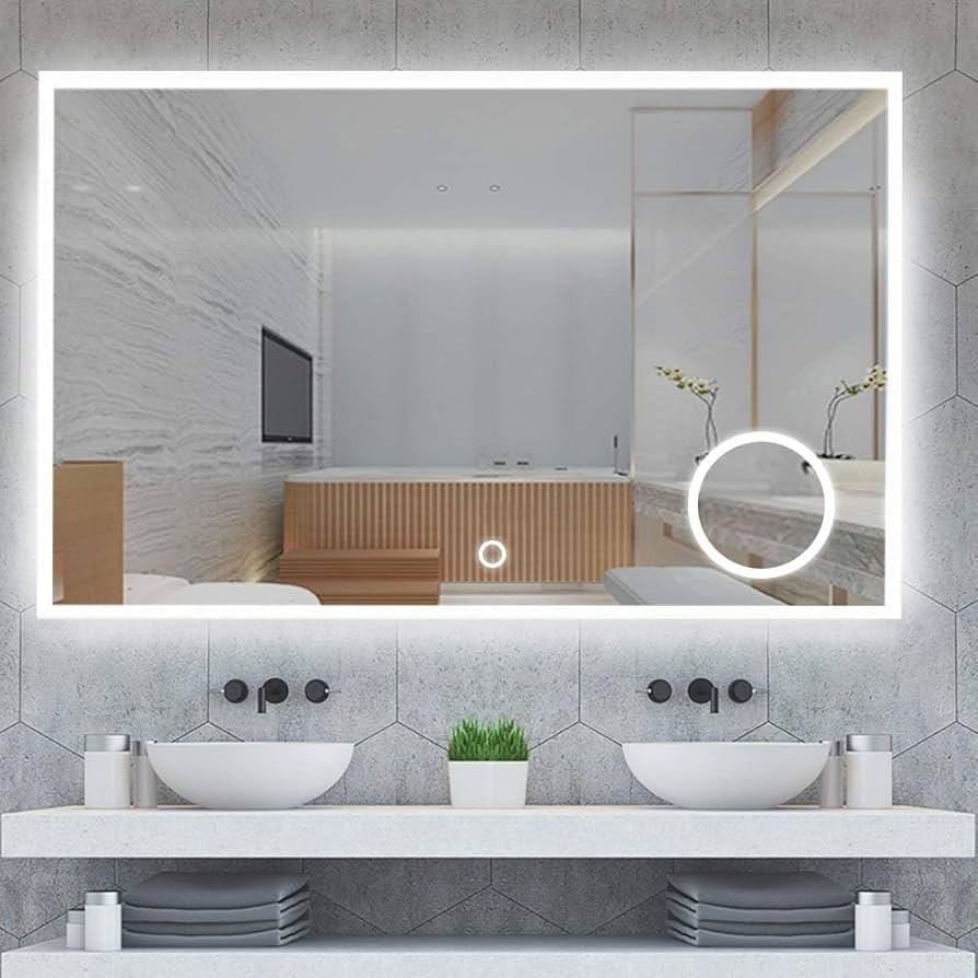 Lusterka łazienkowe montowane  – Magnifier With Light recenzja i cena
