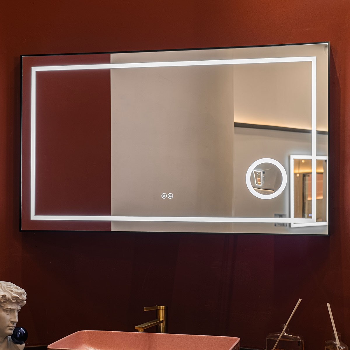 Lusterka łazienkowe montowane  – Magnifier With Light recenzja i cena