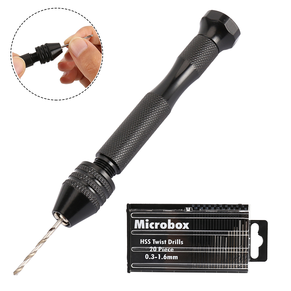 20 szt. mini wierteł krętych P – Pin Vice Micro recenzja i cena