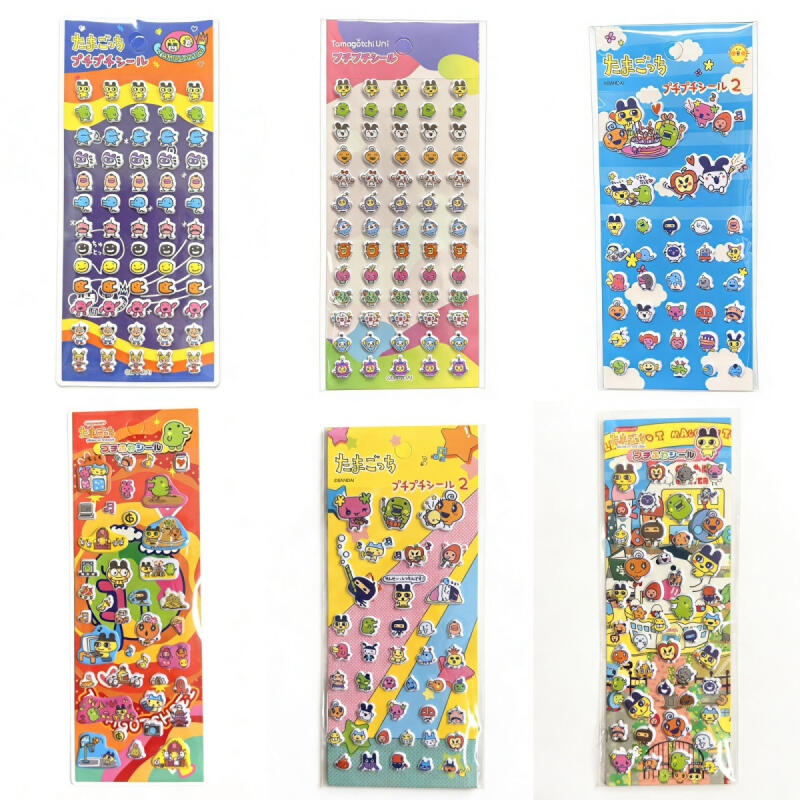 6 szt. Naklejki Tamagotchi z k – Bandai Model Tamagotchi recenzja i cena