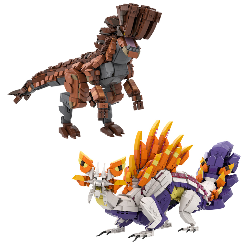 MOC Popularne Gry Monster Hunt – Model Kit Dragon recenzja i cena