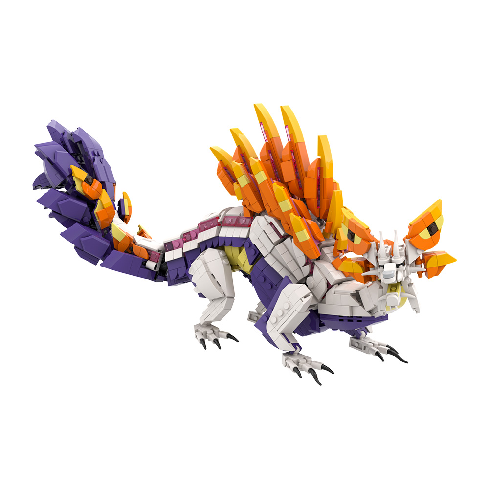 MOC Popularne Gry Monster Hunt – Model Kit Dragon recenzja i cena