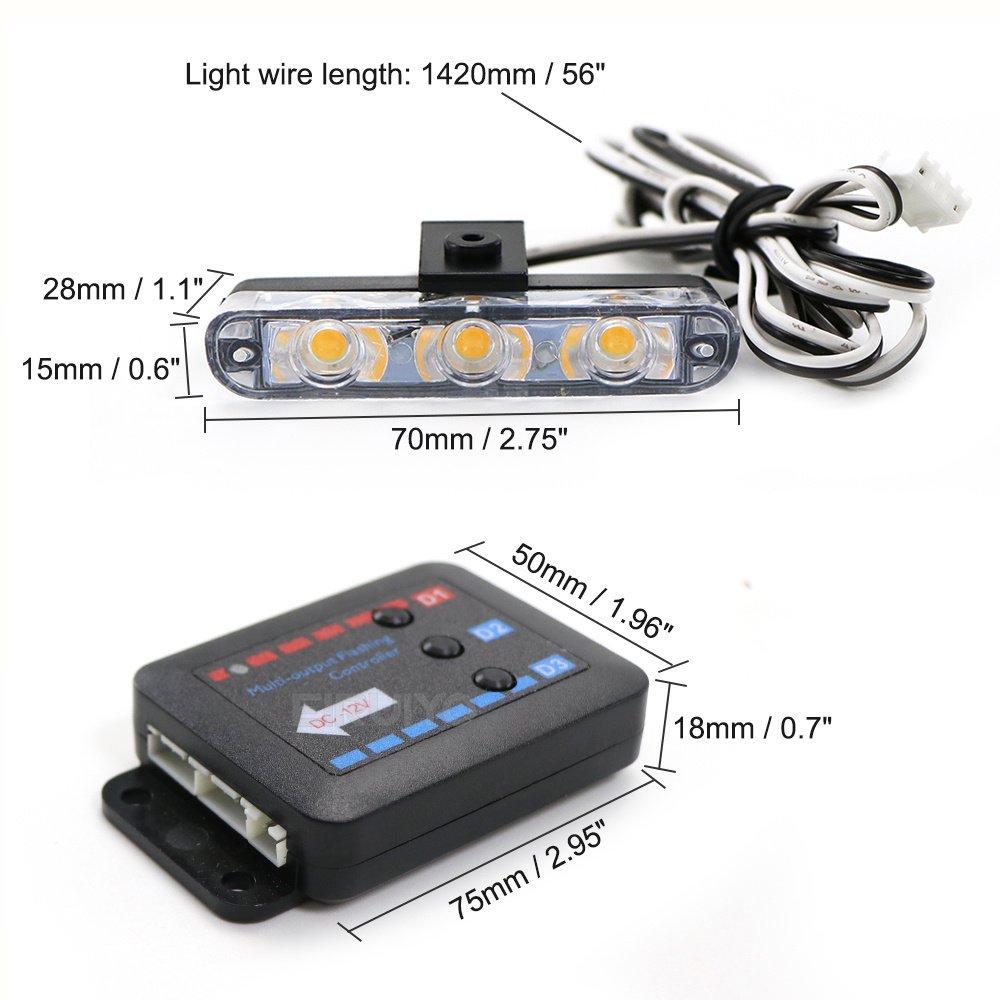 4x 3 LED Grill Samochodowa Lam – Model Kit Led recenzja i cena